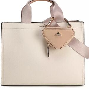 Aldo Women's Cream and Tan Tote Bag